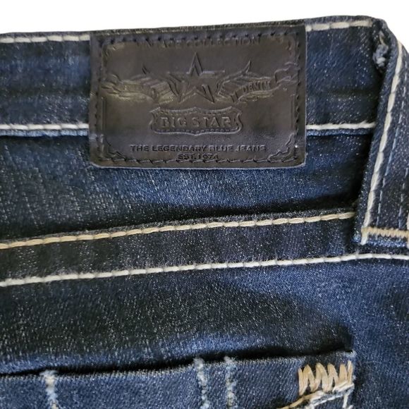 Big Star Dark Blue Women Jeans - Picture 3 of 4